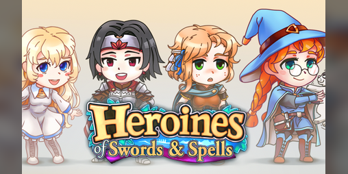 Cover image for Heroines of Swords & Spells. Demo