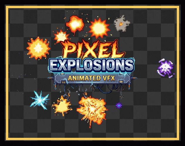 Pixel Explosions — Animated VFX