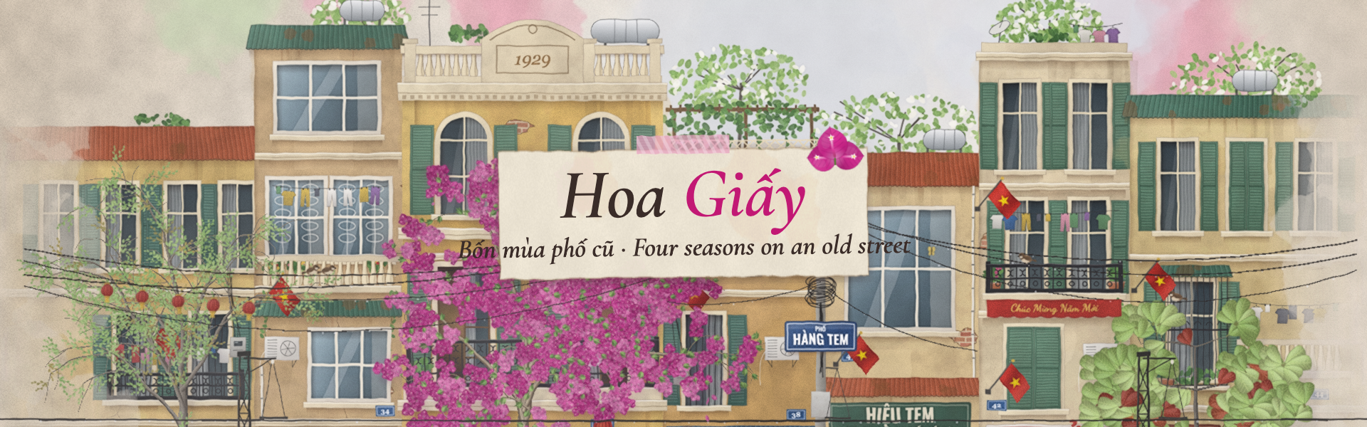 Hoa Giấy — Bốn mùa phố cũ