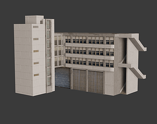 PSX Style Industrial Building