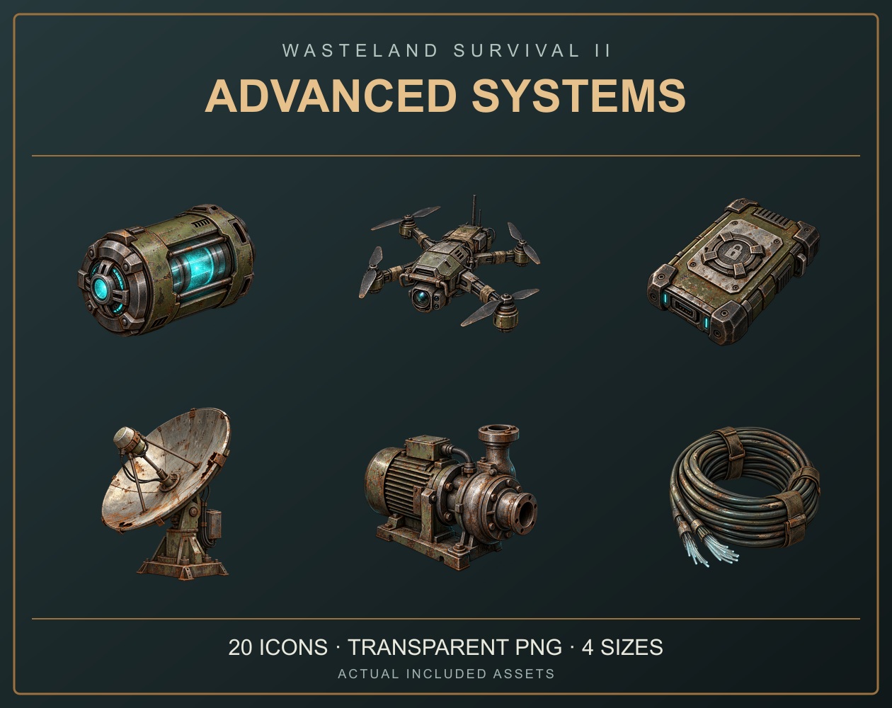Advanced Systems &mdash; actual included icons