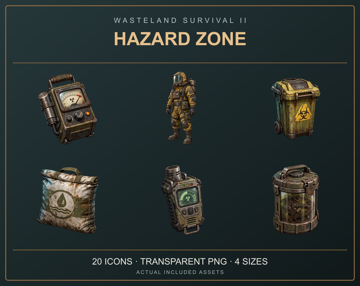 Hazard Zone — actual included icons