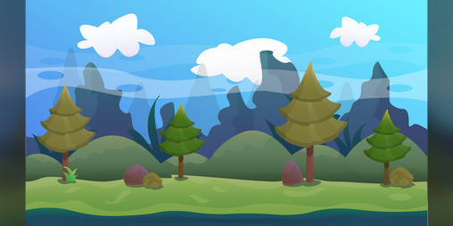 Forest Background (Vector&PNG) by MarwaMJ