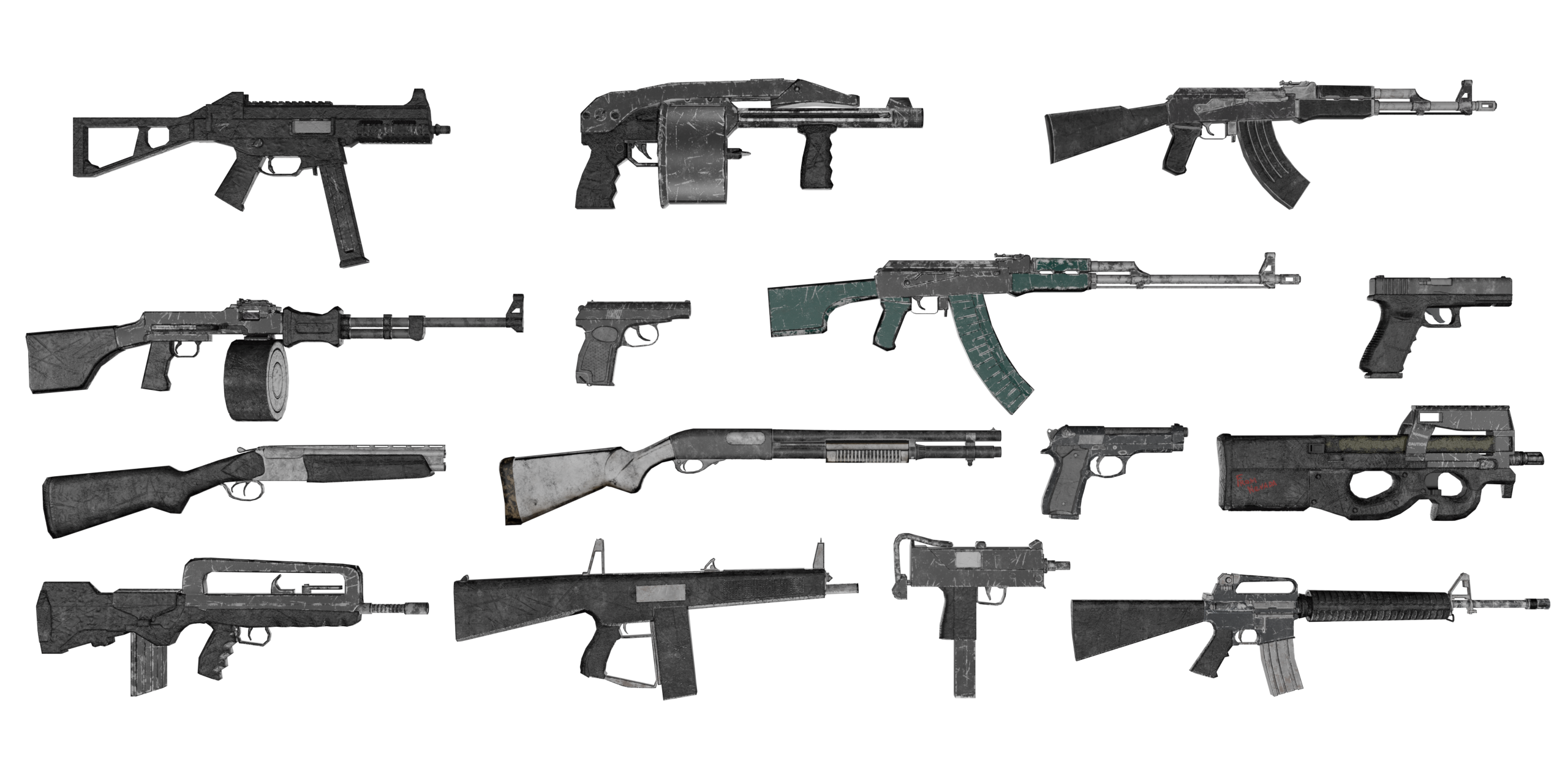 15 Game-Ready Weapons | URP | Optimized