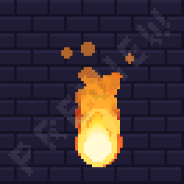 Steady standing fire