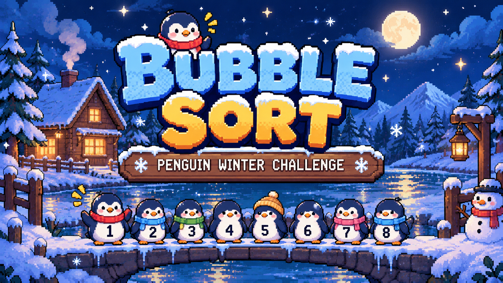 Bubble Sort: Penguin Winter Challenge