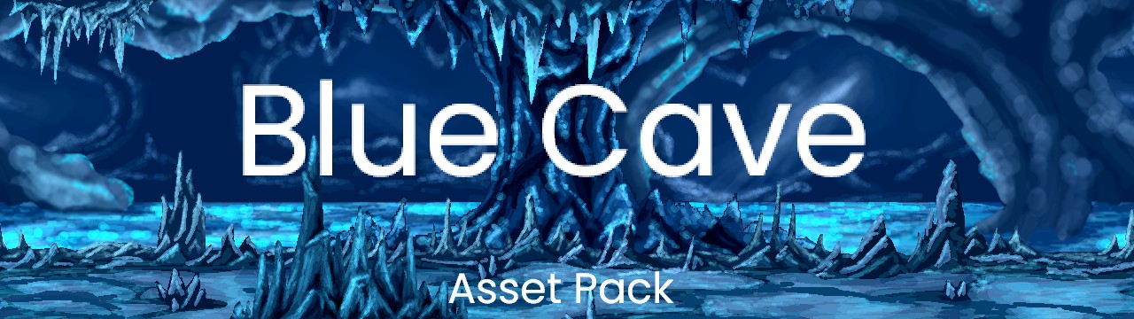 Blue Cave Background