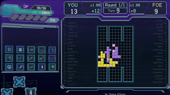 Gameplay: effect synergy, tactical score, and damage