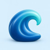 WaveWork Studio wave logo