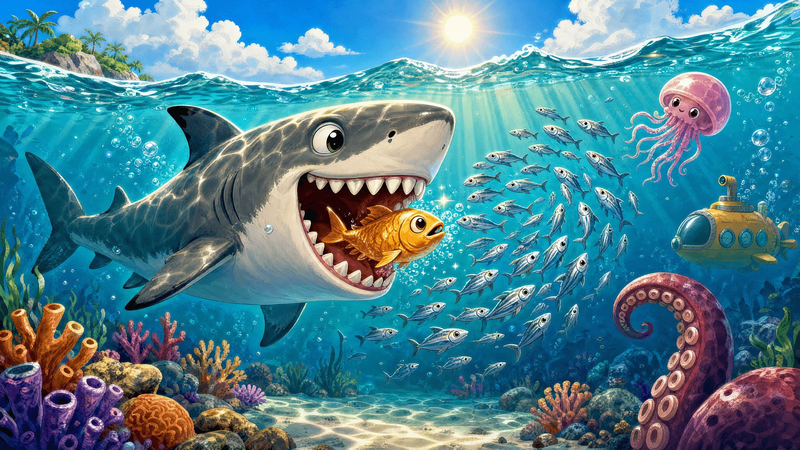Feed the Shark - Tiktok Live Interactive Game