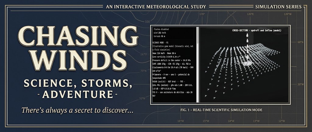 Chasing Winds: Science, Storms, Adventure - There's always a secret to discover...