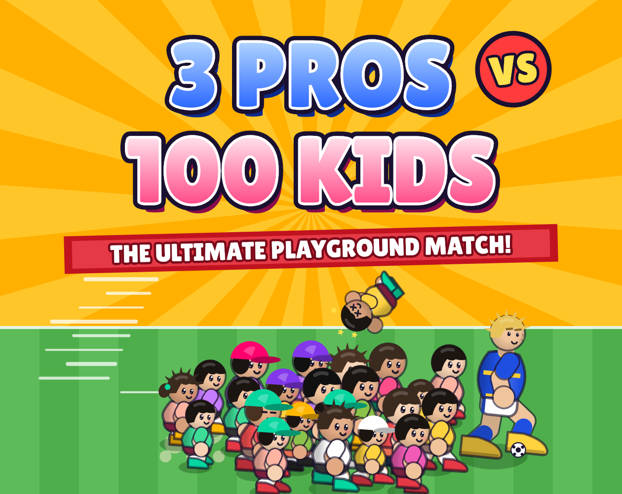 3 Pros vs 100 Kids · Store artwork