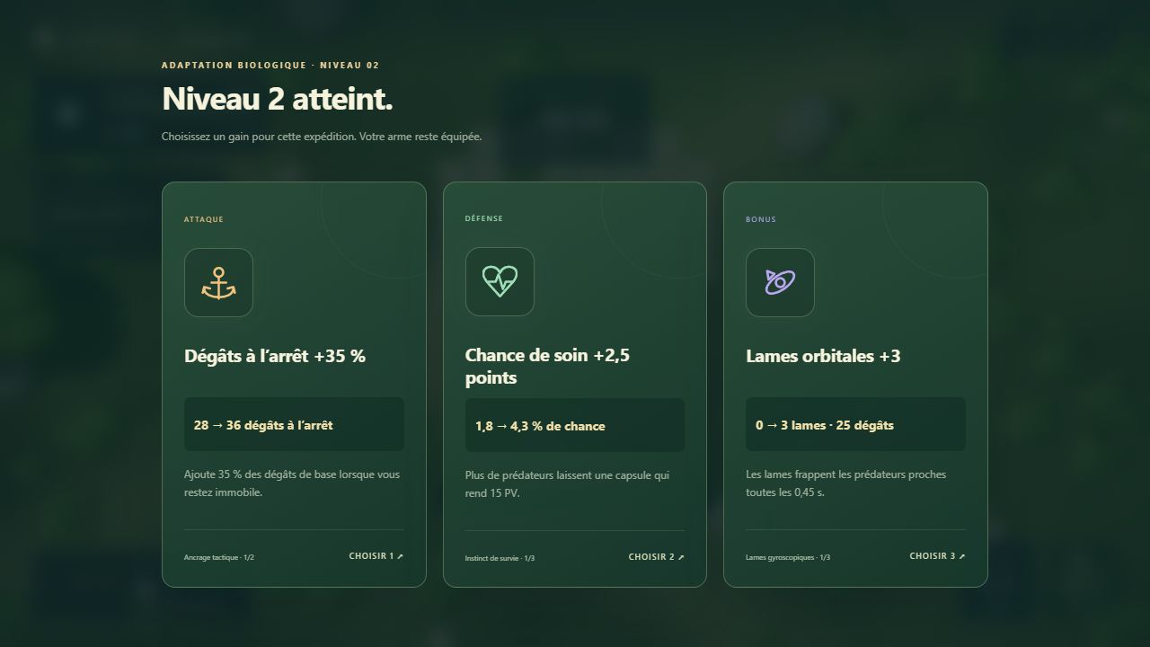 SAURIAN &mdash; Buroclipse : bonus de progression, version de travail 0.4
