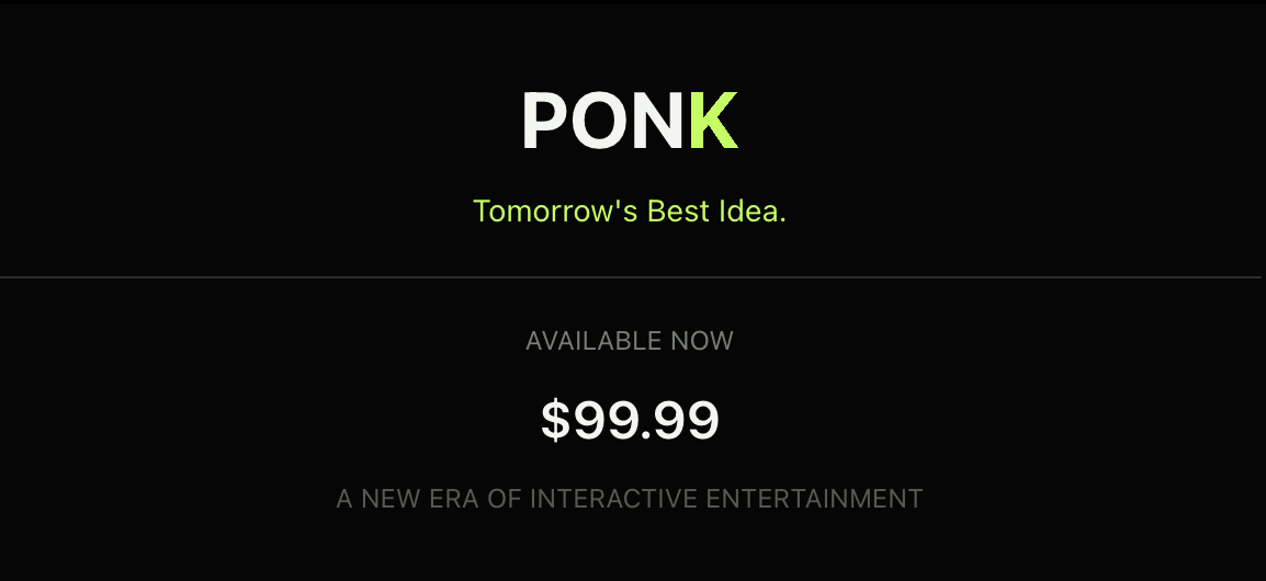 PONK