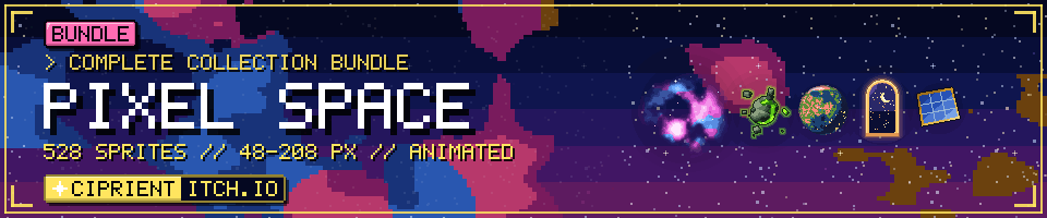 Pixel Space Complete Collection – Planets, Stars, Black Holes & More