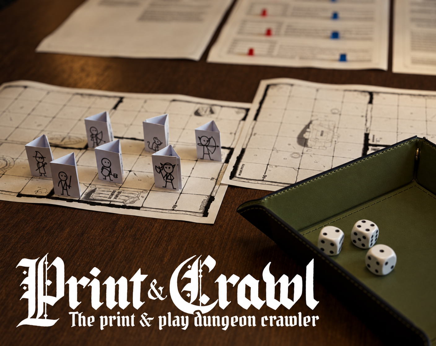 Print & Crawl: The print & play dungeon crawler