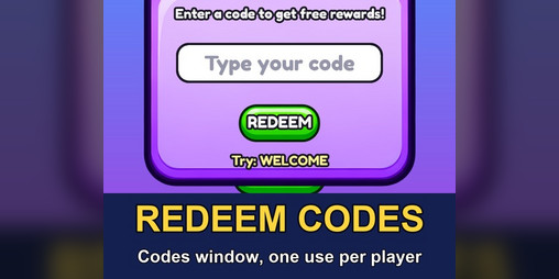 Redeem Codes System: Codes UI + DataStore (Roblox) by AssetsFactory