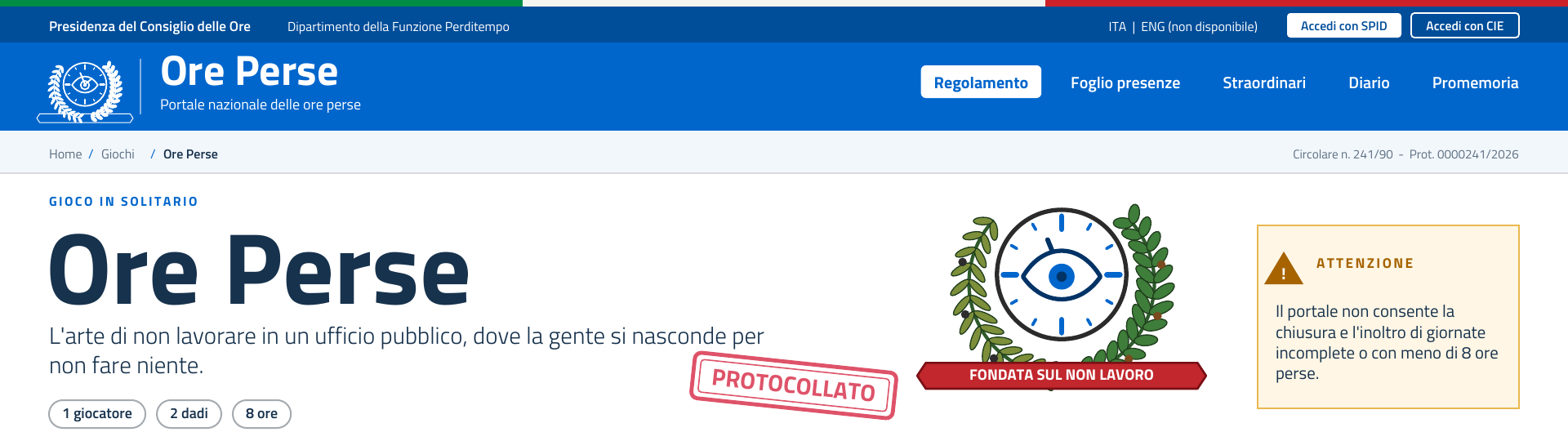 Ore perse