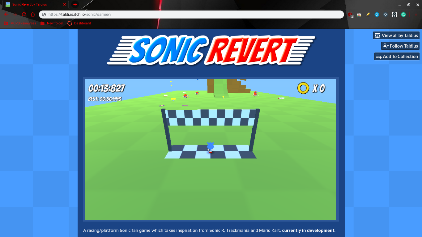Sonic Revert by Taldius - Play Online - Game Jolt