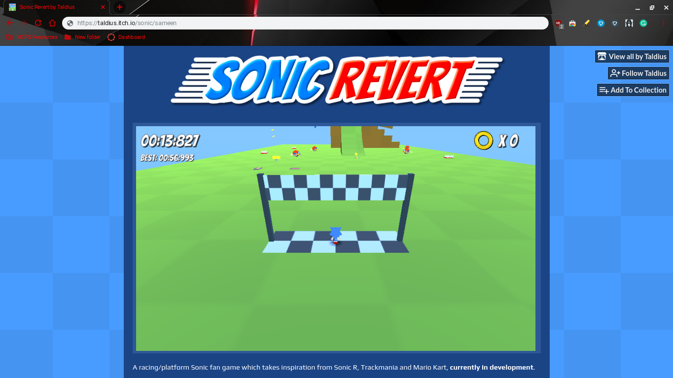 Sonic revert