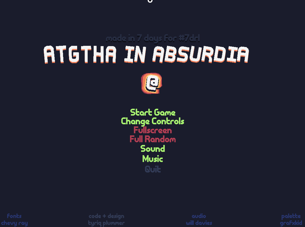 Cover image for Atgtha in Absurdia
