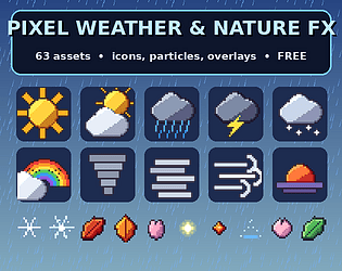 Free Pixel Weather & Nature FX (63 assets)