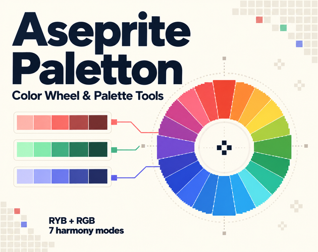Aseprite Paletton — Color Wheel & Palette Tools by Amy2048