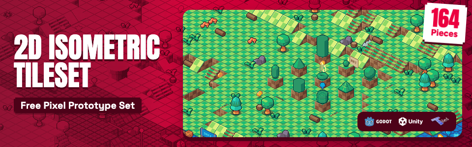 Download 2D Pixel Prototype: Isometric Tileset, free