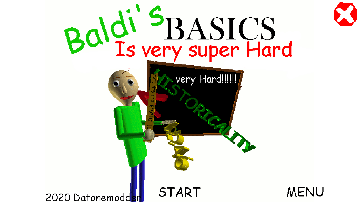 Baldis basics is super hard!!!!
