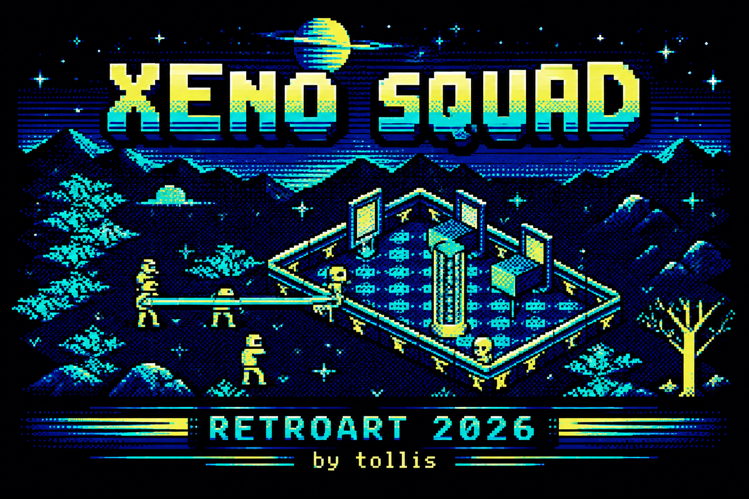 XENO SQUAD 128 AMSTRAD CPC by Tollis