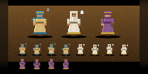 Desert Nomad Pack — Pixel Art Desert NPC Sprites for 2D RPGs by bobkingg
