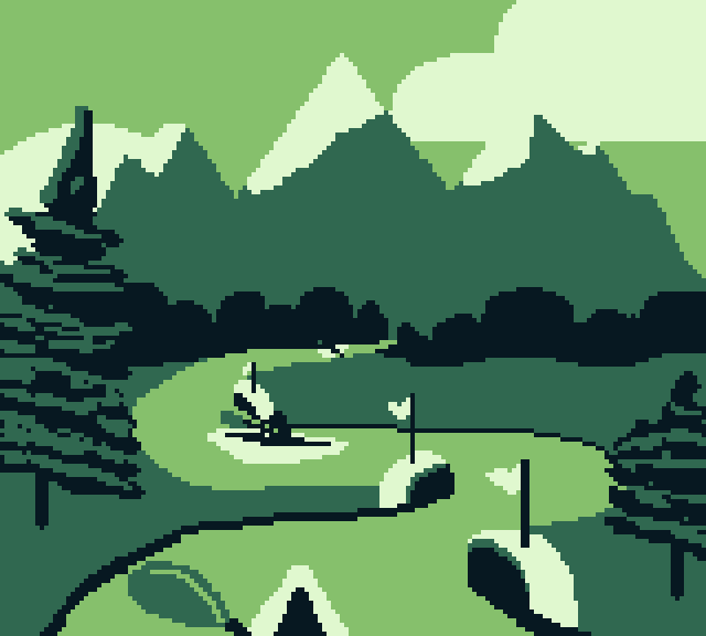 3 Canoeists Slalom to the 3 Mountain Peaks
