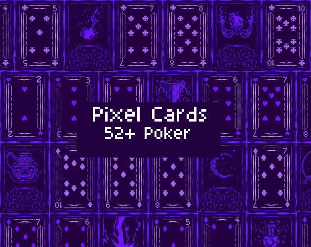 Pixel Art Cards / Dark Fantasy Deck