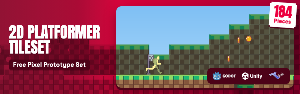 2D Pixel Prototype: Platformer Tileset