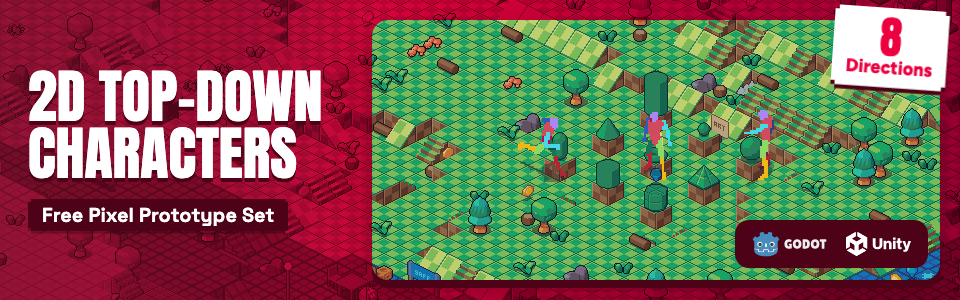 2D Pixel Prototype: Top-Down Characters