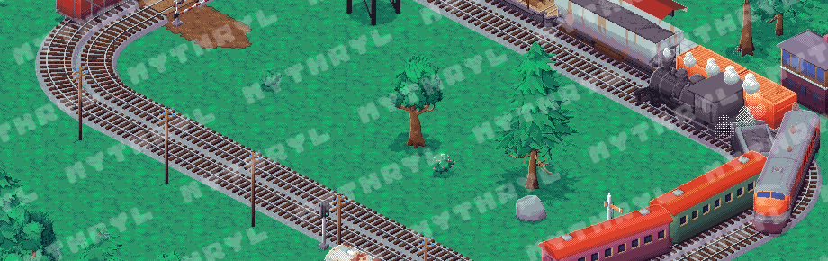 Trains on a loop