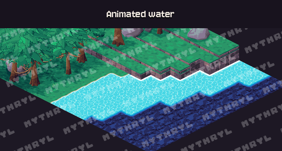 Animated water