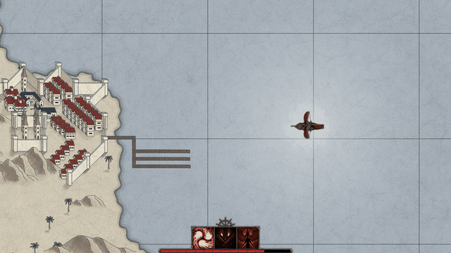 Sailing into port and trading