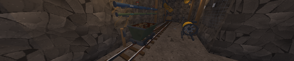 Low Poly Mine - Underground Mine Kit