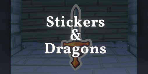 Cover image for Stickers & Dragons