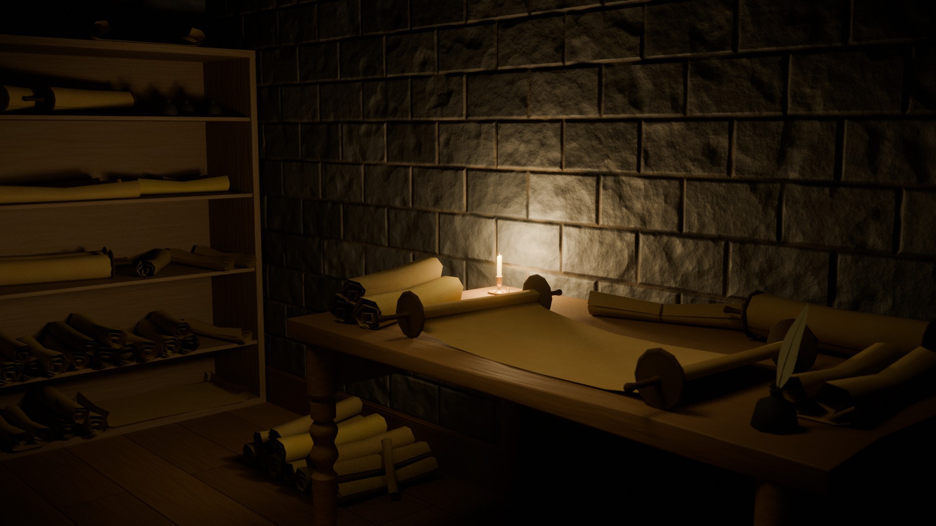 Scroll Pack-Low poly