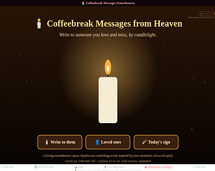Coffeebreak Messages from Heaven