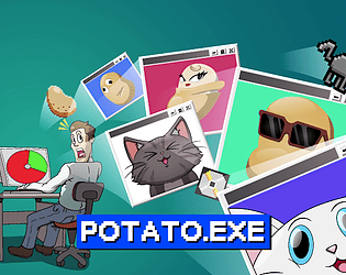 Potato.exe - A Game About Spinning a Wheel to Download Potatoes - Demo