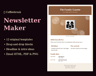 Coffeebreak Newsletter Maker