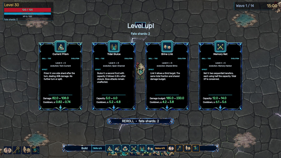 SLICKWAVE spell and relic cards in English