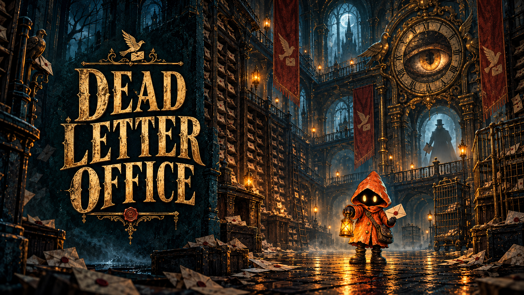 Dead Letter Office &mdash; Mara with her lantern beneath the watching eye