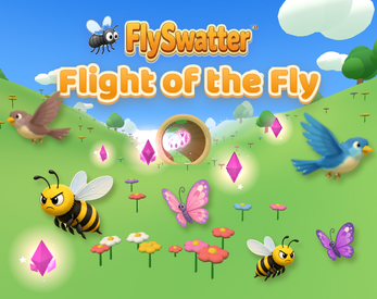 Fly 3 Game FlySwatter Flight of the Fly by MXI Art