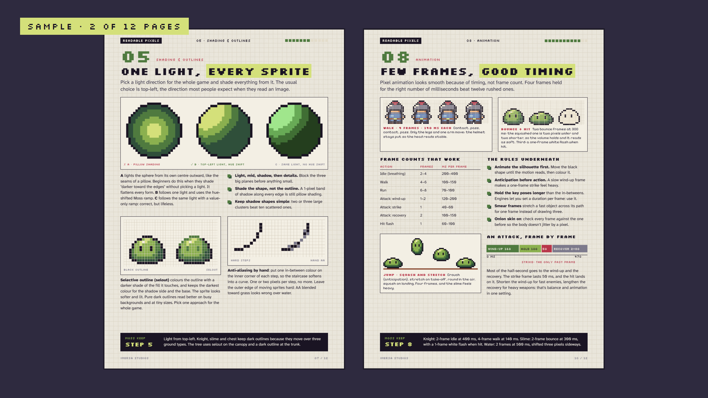 Sample: 2 of the 12 pages