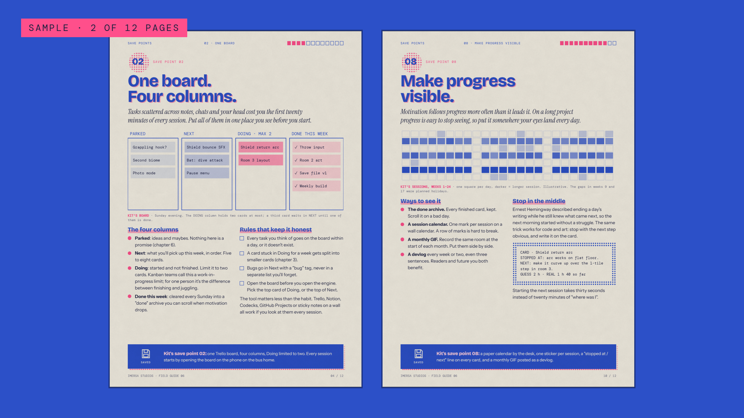 Sample: 2 of the 12 pages