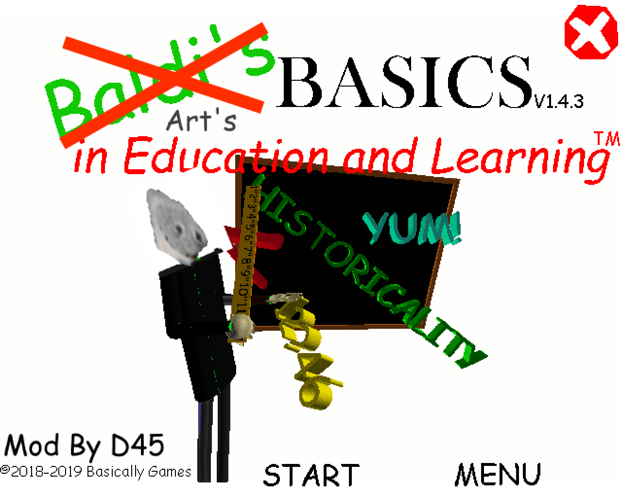 The Spriters Resource - Full Sheet View - Baldi's Basics Plus - Arts and  Crafters